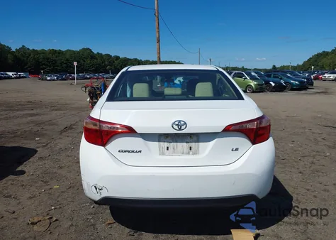 2018 Toyota Corolla Le from USA, damaged, VIN 2T1BURHE6JC062284
